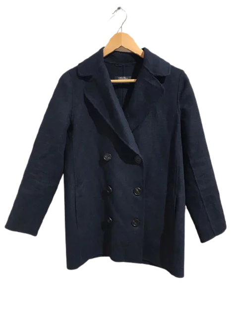 Blue Wool Max Mara Coat