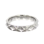 Silver White Gold Chanel Ring