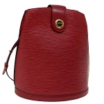 Red Leather Louis Vuitton Cluny