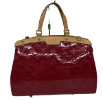 Burgundy Leather Louis Vuitton Brea