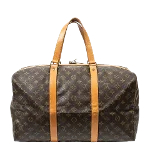 Brown Canvas Louis Vuitton Sac Souple