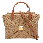 Beige Leather Valentino Tote