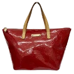 Red Leather Louis Vuitton Bellevue