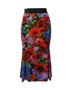 Multicolor Silk Dolce & Gabbana Skirt