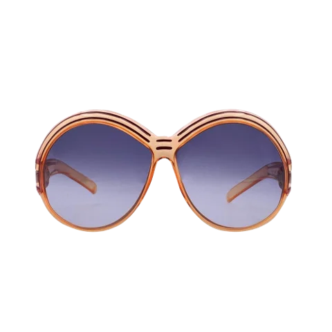 Orange Plastic Dior Sunglasses