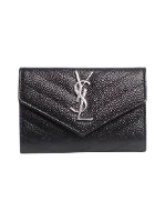 Black Leather Saint Laurent Wallet