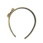 Gold Metal Salvatore Ferragamo Hair Accessory