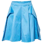 Blue Cotton Versace Skirt