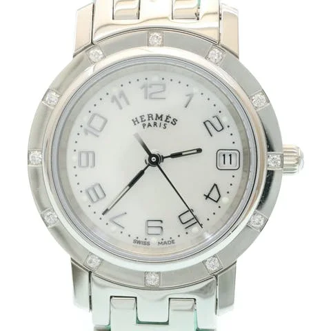 Silver Stainless Steel Hermès Watch