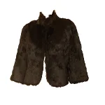 Black Fur Matthew Williamson Jacket
