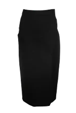 Black Fabric Filippa K Skirt