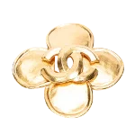 Gold Metal Chanel Brooch