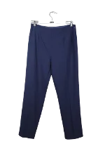 Blue Polyester Paule Ka Pants