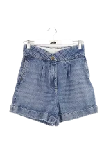 Blue Cotton Sandro Shorts