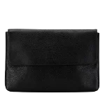 Black Leather Gucci Clutch