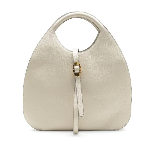White Leather Coccinelle Handbag