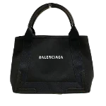 Black Canvas Balenciaga Cabas