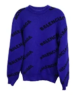 Blue Wool Balenciaga Sweater
