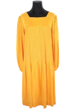 Yellow Silk Yves Saint Laurent Dress