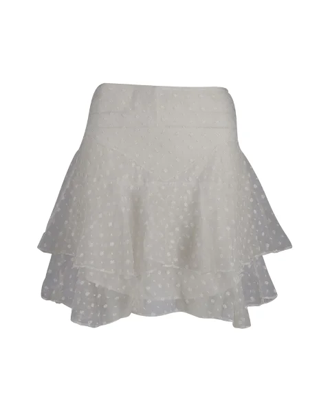 White Polyester Isabel Marant Skirt