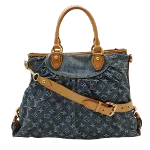 Blue Denim Louis Vuitton Neo Cabby