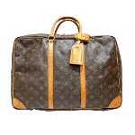 Brown Canvas Louis Vuitton Travel Bag