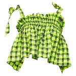 Green Cotton Ganni Top