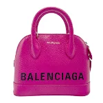 Pink Leather Balenciaga Ville