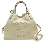 Beige Fabric Gucci Handbag