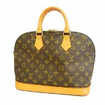 Brown Fabric Louis Vuitton Handbag