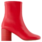 Red Leather Maison Margiela Boots