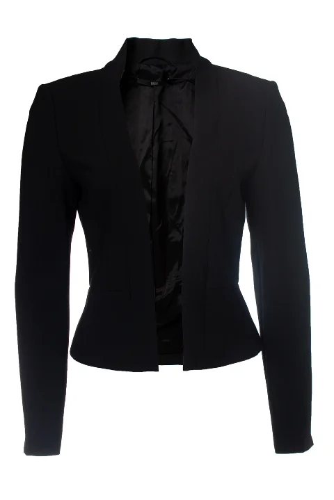 Black Polyester Hugo Boss Blazer