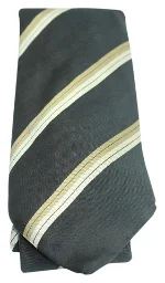 Black Fabric Louis Vuitton Tie