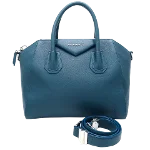 Blue Leather Givenchy Antigona