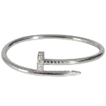 Silver White Gold Cartier Bracelet