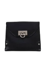 Black Leather Salvatore Ferragamo Wallet