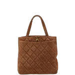 Brown Canvas Chanel Tote