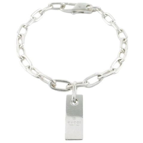 Silver Metal Gucci Bracelet