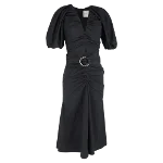 Black Cotton Carolina Herrera Dress