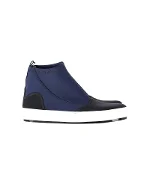 Navy Mesh Marni Boots