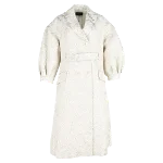 White Polyester Simone Rocha Coat