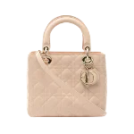 Pink Leather Dior Lady Dior