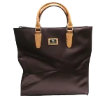 Brown Canvas Burberry Tote