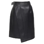 Black Leather Comme des Garçons Skirt