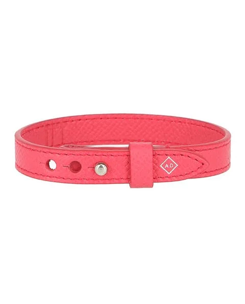 Pink Leather Dunhill Bracelet