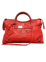 Red Leather Balenciaga First
