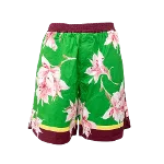 Green Fabric Valentino Shorts