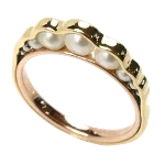 Gold Metal Tasaki Ring