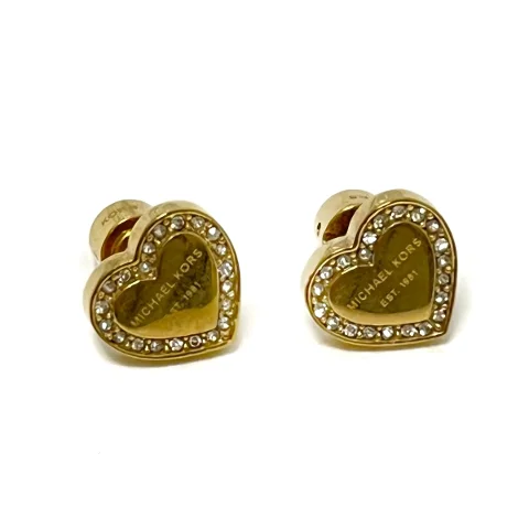 Gold Metal Michael Kors Earrings