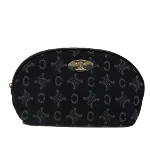 Black Canvas Celine Pouch